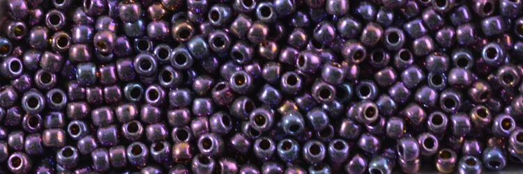 (image for) TOHO 11/o Round-Purple-Gold Iris Metallic. 11T515