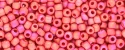 (image for) TOHO 11/o Round-Light Red Chalk Matte Opaque. 11T768