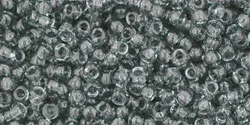 (image for) TOHO 11/o Round-Light Black Diamond Transparent. 11T9