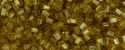 (image for) TOHO Size 11/o Triangle Shape Seed Bead-Light Topaz Silver Lined Matte