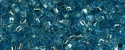 (image for) TOHO Size 11/o Triangle Shape Seed Bead-Light Aqua Silver Lined