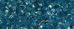 (image for) TOHO Size 11/o Triangle Shape Seed Bead-Light Aqua Silver Lined