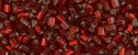 (image for) TOHO Size 11/o Triangle Shape Seed Bead-Dark Ruby Silver Lined Matte