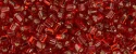 (image for) TOHO Size 11/o Triangle Shape Seed Bead-Dark Ruby Silver Lined