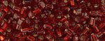 (image for) TOHO Size 11/o Triangle Shape Seed Bead-Garnet Silver Lined