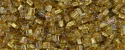 (image for) TOHO Size 11/o Triangle Shape Seed Bead-Dark Bronze Lined Topaz Rainbow