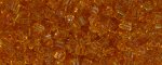 (image for) TOHO Size 11/o Triangle Shape Seed Bead-Dark Topaz Transparent