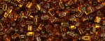 (image for) TOHO Size 11/o Triangle Shape Seed Bead-Smoke Topaz Silver Lined