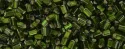 (image for) TOHO Size 11/o Triangle Shape Seed Bead-Olivine Silver Lined Matte