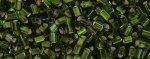 (image for) TOHO Size 11/o Triangle Shape Seed Bead-Olivine Silver Lined Matte