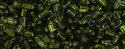 (image for) TOHO Size 11/o Triangle Shape Seed Bead-Olivine Silver Lined