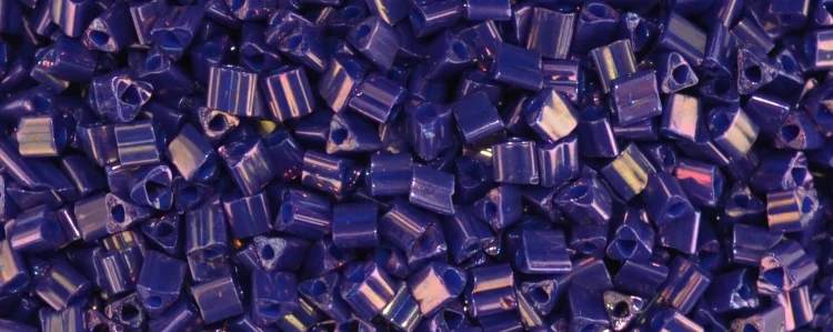 (image for) TOHO Size 11/o Triangle Shape Seed Bead-Purple Higher Metallic