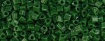 (image for) TOHO Size 11/o Triangle Shape Seed Bead-Forest Green Opaque