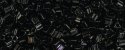 (image for) TOHO Size 11/o Triangle Shape Seed Bead-Jet Black Opaque