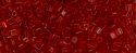 (image for) TOHO Size 11/o Triangle Shape Seed Bead-Ruby Transparent