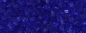 (image for) TOHO Size 11/o Triangle Shape Seed Bead-Cobalt Blue Transparent
