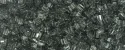 (image for) TOHO Size 11/o Triangle Shape Seed Bead-Black Diamond Transparent