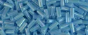 (image for) TOHO Size 1.5 Bugle Bead-Light Blue Opaque Rainbow