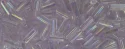 (image for) TOHO Size 1/2 Bugle Bead. 2mm Length-Ultra Light Amethyst Rainbow