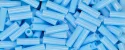 (image for) TOHO Size 2 Bugle Bead. 6mm Length-Aqua Opaque