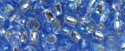 (image for) TOHO Size 6/o Round Seed Bead-Light Sapphire Silver Lined 6T33