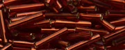 (image for) TOHO Size 3 Bugle Bead. 9mm Length-Dark Ruby Silver Lined