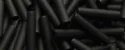 (image for) TOHO Size 3 Bugle Bead. 9mm Length-Jet Black Matte Opaque