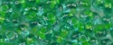(image for) TOHO 4mm Magatama Bead-Lime Green Lined Aqua