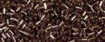 (image for) TOHO Size 1/2 Bugle Bead. 2mm Length-Amethyst Silver Lined