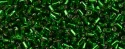 (image for) TOHO Size 1/2 Bugle Bead. 2mm Length-Emerald Green Silver Lined