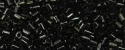 (image for) TOHO Size 1/2 Bugle Bead. 2mm Length-Jet Black Opaque