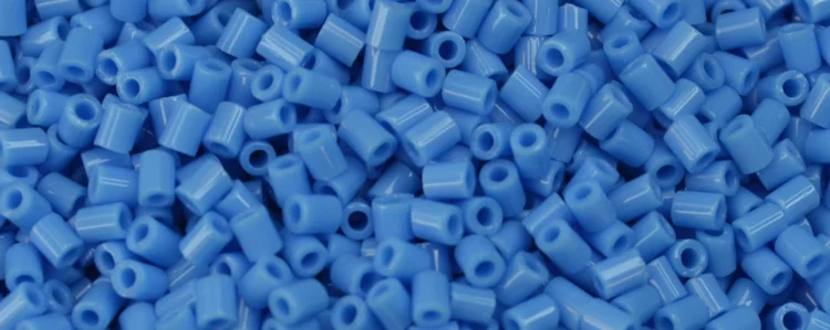 (image for) TOHO Size 1/2 Bugle Bead. 2mm Length-Cornflower Blue Opaque