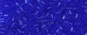 (image for) TOHO Size 1/2 Bugle Bead. 2mm Length-Medium Cobalt Blue Transparent