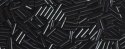 (image for) TOHO Size 2 Bugle Bead. 6mm Length-Jet Black Opaque