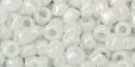 (image for) TOHO Size 6/o Round Seed Bead-White Opaque Luster 6T121