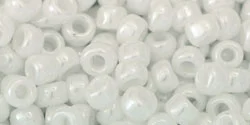 (image for) TOHO Size 6/o Round Seed Bead-White Opaque Luster 6T121