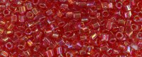 (image for) TOHO Size 8/o Hexagon Shape Seed Bead-Dark Ruby Transparent Rainbow