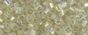 (image for) TOHO Size 8/o Hexagon Shape Seed Bead-Crystal Silver Lined Rainbow