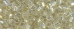 (image for) TOHO Size 8/o Hexagon Shape Seed Bead-Crystal Silver Lined Rainbow