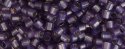 (image for) TOHO Size 8/o Hexagon Shape Seed Bead-Lavender Opal Silver Lined