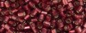 (image for) TOHO Size 8/o Hexagon Shape Seed Bead-Ruby Opal Silver Lined