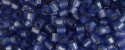 (image for) TOHO Size 8/o Hexagon Shape Seed Bead-Tanzanite Opal Silver Lined