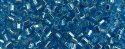 (image for) TOHO Size 8/o Hexagon Shape Seed Bead-Aqua Silver Lined