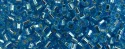 (image for) TOHO Size 8/o Hexagon Shape Seed Bead-Aqua Silver Lined