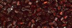 (image for) TOHO Size 8/o Hexagon Shape Seed Bead-Garnet Silver Lined