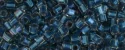 (image for) TOHO Size 8/o Hexagon Shape Seed Bead-Blue Lined Crystal Rainbow