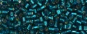 (image for) TOHO Size 8/o Hexagon Shape Seed Bead-Blue Zircon Silver Lined