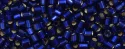 (image for) TOHO Size 8/o Hexagon Shape Seed Bead-Dark Cobalt Silver Lined