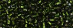 (image for) TOHO Size 8/o Hexagon Shape Seed Bead-Olivine Silver Lined