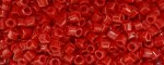 (image for) TOHO Size 8/o Hexagon Shape Seed Bead-Red Opaque